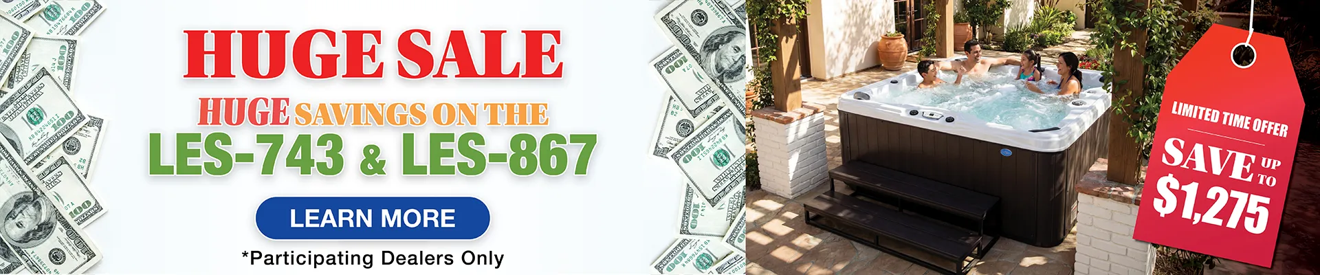 Calspas hot tub being used in a family setting - Kingsport